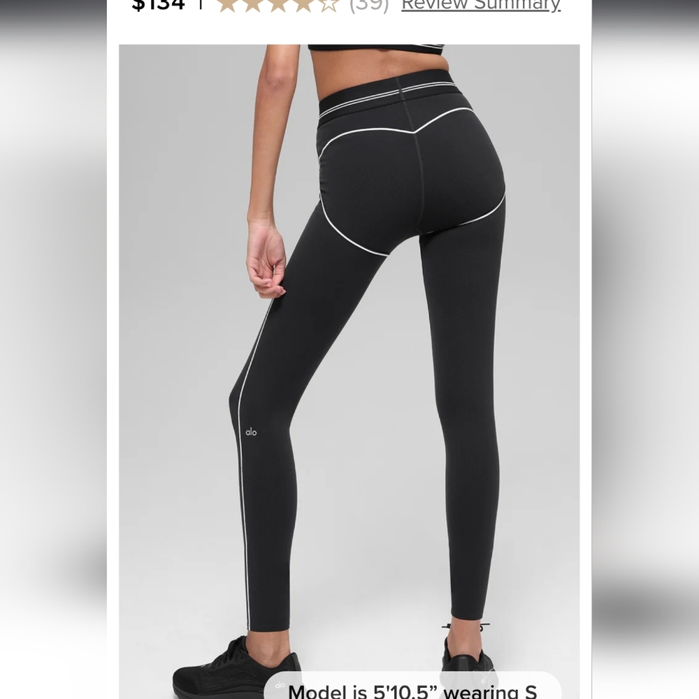 Alo Black Legging Size Small